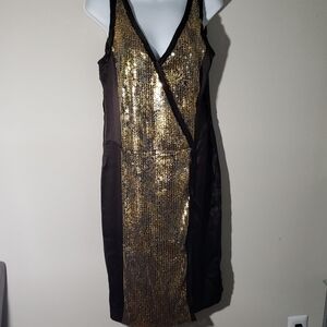 NWT- Magaschoni Silk & Sequin Dress, Size 8, $422